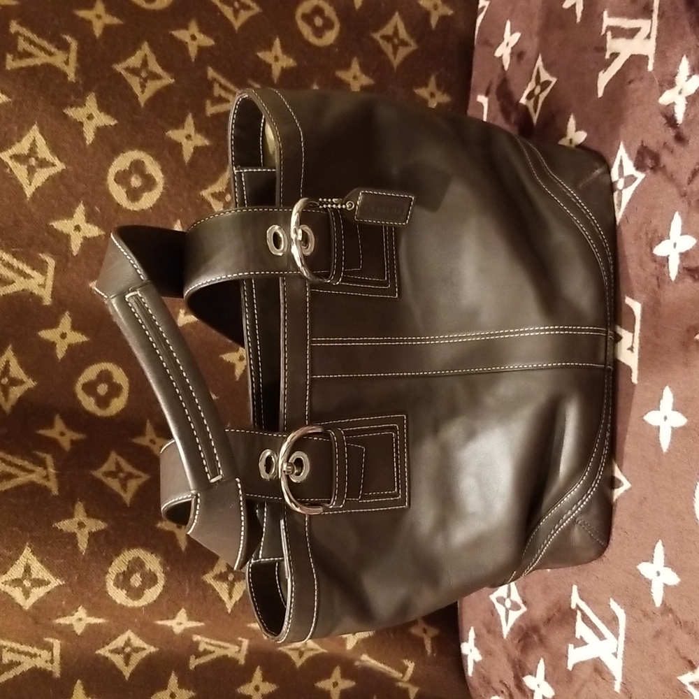 COACH Vintage SOHO Brown Leather Tote
